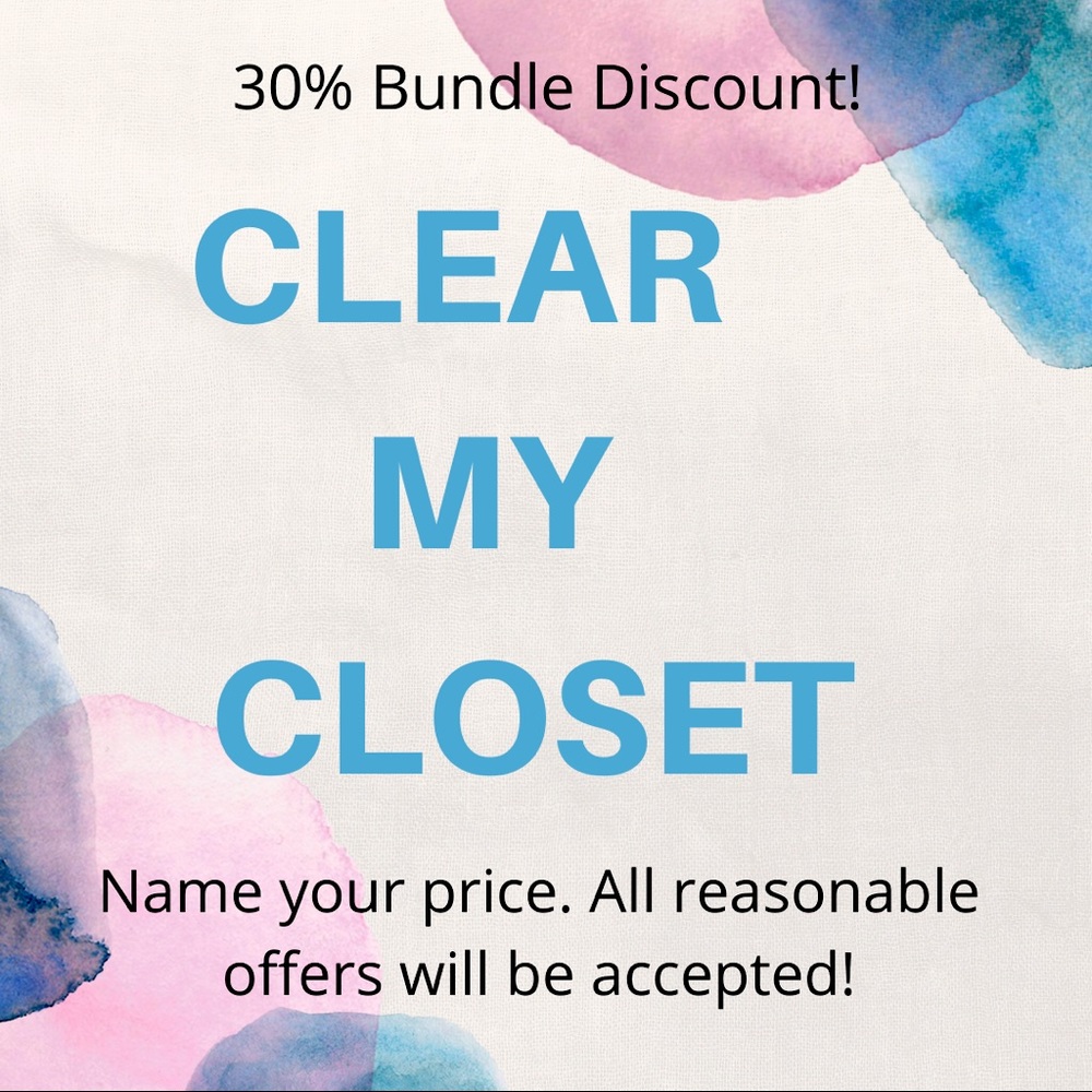 Clear my closet!
